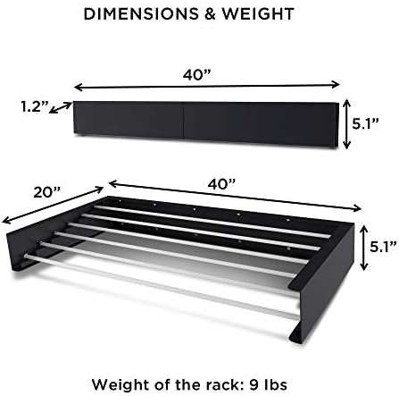 Step Up Laundry Drying Rack, Wall Mounted, Retractable Clothes Drying Rack - Image 4