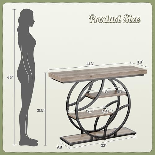 Huuger 41.3 Inch Entryway Table, Console Table - Image 2
