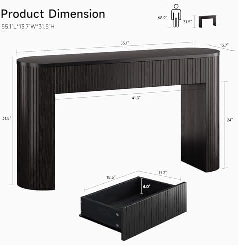 ONBRILL 55 Inch Console Table - Image 2