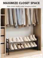 Bumusty 2 Tier Expandable Shoe Rack - Image 4