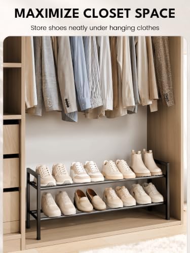 Bumusty 2 Tier Expandable Shoe Rack - Image 4