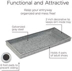 Good Directions Medium Boot Tray, Double Circles Multi-Purpose All Weather - Image 2