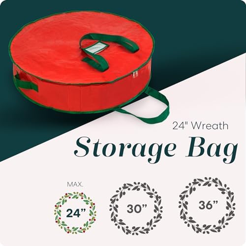 Handy Laundry Christmas Wreath Storage Bag - Image 2
