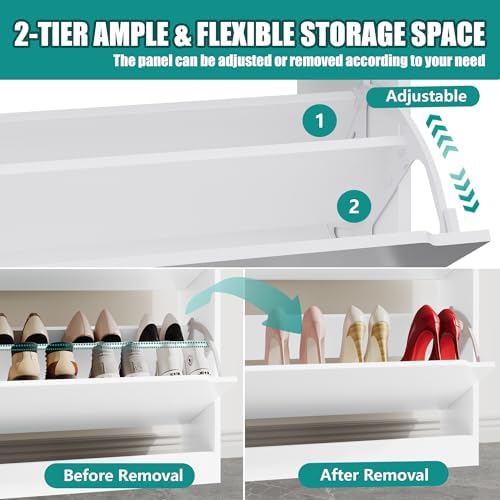 Xixini Shoe Storage Cabinet for Entryway - Image 4
