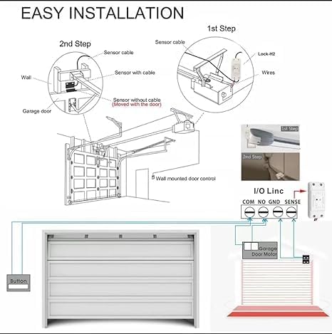 Easy Operation, Smart WiFi 5V Garage Door Opener Controller, Garage Open Close - Image 5