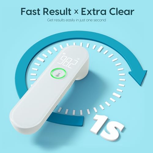 Thermometer for Adults and Kids, Fast Accurate Baby Thermometer, Fever Alarm & - Image 3