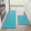 StepRite Kitchen Mats for Floor, 2-Piece Anti-Fatigue Kitchen Rugs by Bringcushiontoyourlife