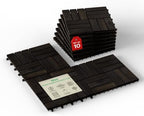 IDZO Interlocking Acacia Deck Tiles 9.6 SQFT by Idzo