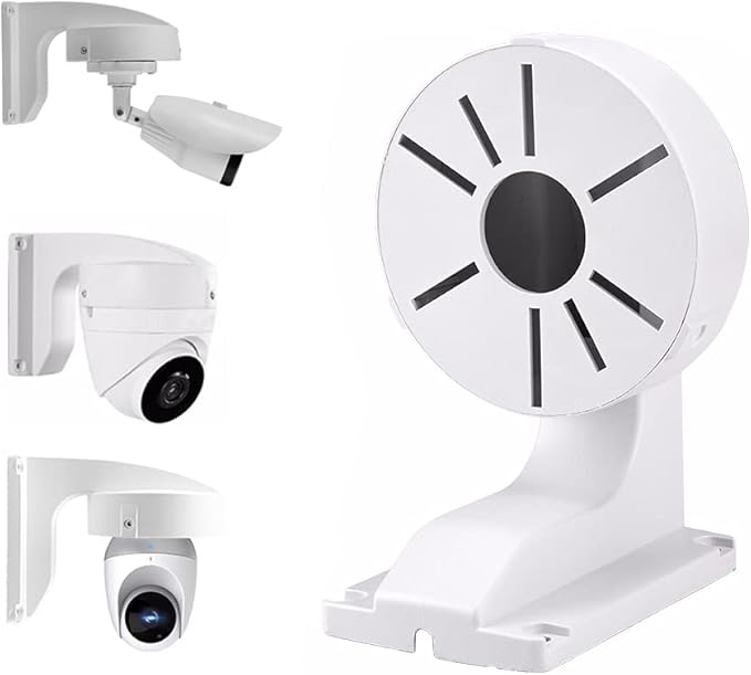 Security Camera Mount Bracket, ABS Indoor Outdoor Wall Mount L-Type Bracket by Unknown