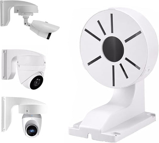 Security Camera Mount Bracket, ABS Indoor Outdoor Wall Mount L-Type Bracket by Unknown