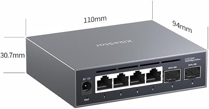 6-Port 2.5G Web Managed Ethernet Switch, VLAN/QoS/STP/IGMP/LACP Supported - Image 8