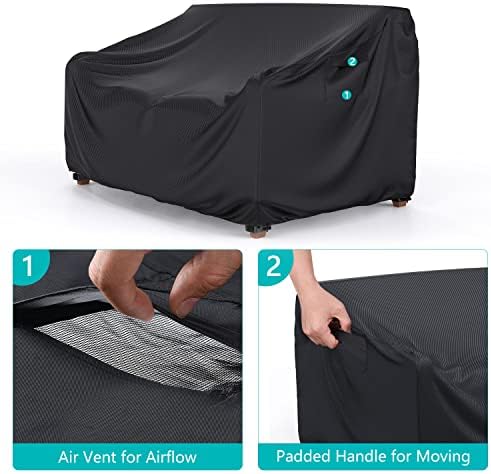 3-Seater Waterproof Outdoor Couch Cover 88"L×33"D×32"H - Image 4