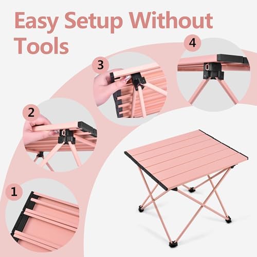 Grope Portable Beach Table for Sand, Folding Camping Table - Image 5