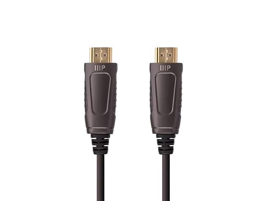 Monoprice 8K Ultra High Speed Fiber Optic Certified HDMI Cable by Monoprice