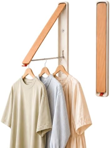 LEQ Clothes Drying Rack Wall Mounted, Foldable Laundry Drying Rack by Unknown