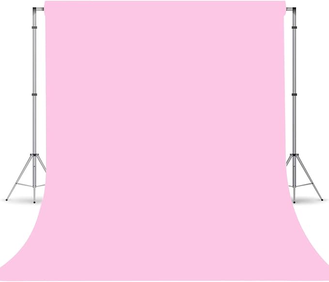 Pink Photography Backdrops, Photo Booth Video Shooting Photo Backdrop, Portrait by TERSUM