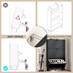 Shoe Cabinet Storage for Entryway - Image 6