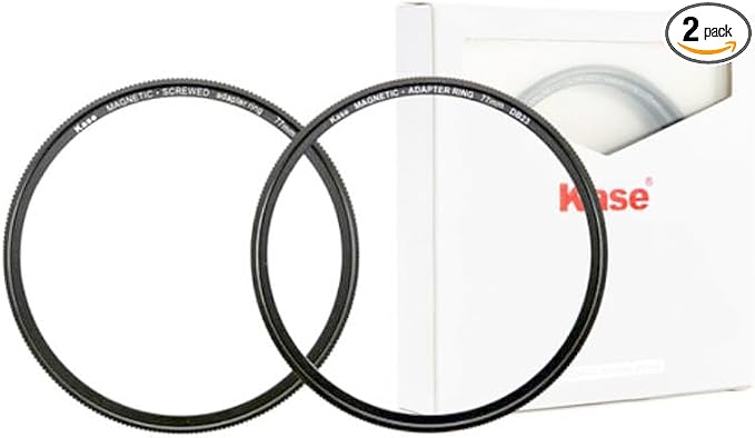 Kase Magnetic Adapter Set - 52mm Filter Magnetic Adapter and 52mm Lens Magnetic by KaseFilter