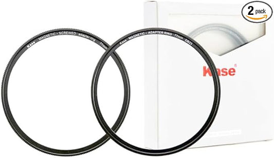 Kase Magnetic Adapter Set - 82mm Filter Magnetic Adapter and 82mm Lens Magnetic by KaseFilter