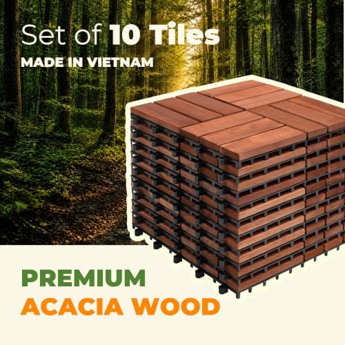 Jurax Interlocking Wood Deck Tiles - Image 5