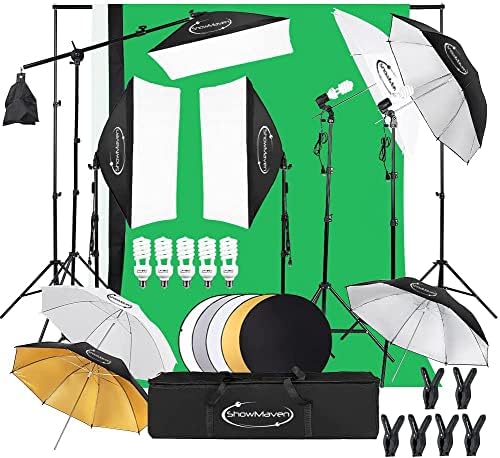 ShowMaven Photography Lighting Kit, Softbox Lighting Kit by ShowMaven
