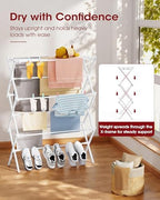 Sakugi Foldable 3-Tier Clothes Drying Rack 37.4" H - Image 3