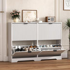 Shoe Cabinet Storage for Entryway by HUANLEGO