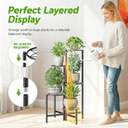 Plant Stand 5 Tier Indoor Metal Flower Shelf - Image 6