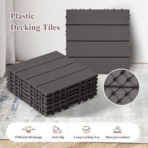 9 PCS Interlocking Deck Tiles - Image 4