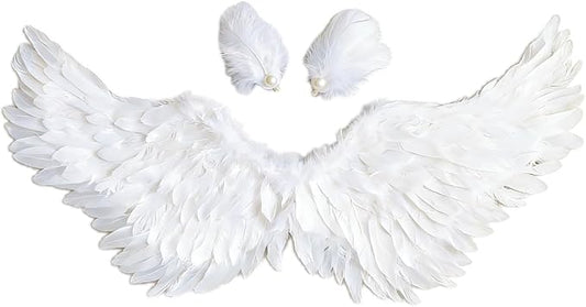 3PCS Medium White Angel Wings by Fosrisix