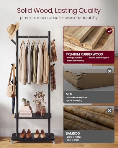 VASAGLE Freestanding Coat Rack - Image 7