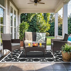 GENIMO Outdoor Rug, Waterproof Plastic Rugs - Image 2