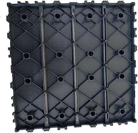 9 sq. ft Plastic Interlocking Deck Tiles, Floor Decking Tiles - Image 3
