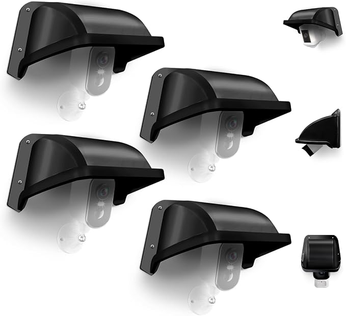 Universal Security Camera Sun Rain Cover Shield, ABS Plastic Weatherproof by KURIAUDDO