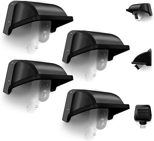 Universal Security Camera Sun Rain Cover Shield, ABS Plastic Weatherproof by KURIAUDDO