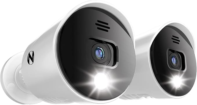 Night Owl Wired 4K UHD Indoor/Outdoor Add On Spotlight Cameras by NightOwl