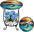 Cinnvoice Outdoor Side Table Small End Patio Porch Table by QinYee