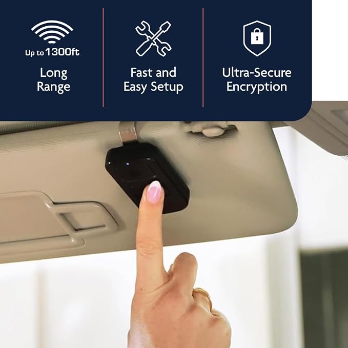 Chamberlain Genuine Universal myQ 2‑Button Garage Door Remote – Compact - Image 2