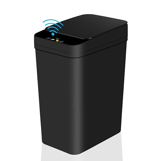 Anborry Bathroom Touchless Trash Can 2.2 Gallon Smart Automatic Motion Sensor by Anborry