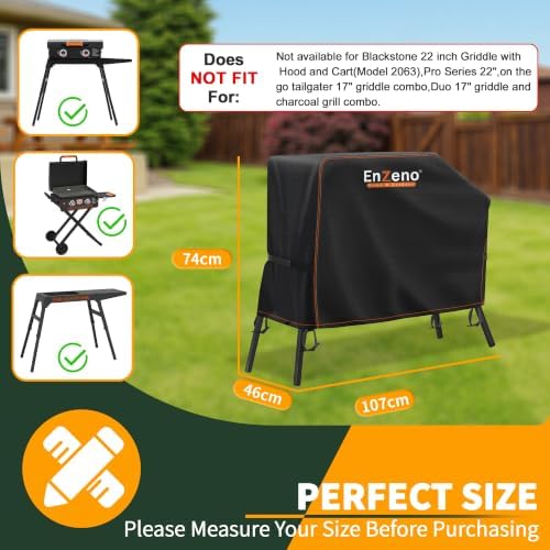 Griddle Cover for Blackstone 22" and 17" Grill - Image 2