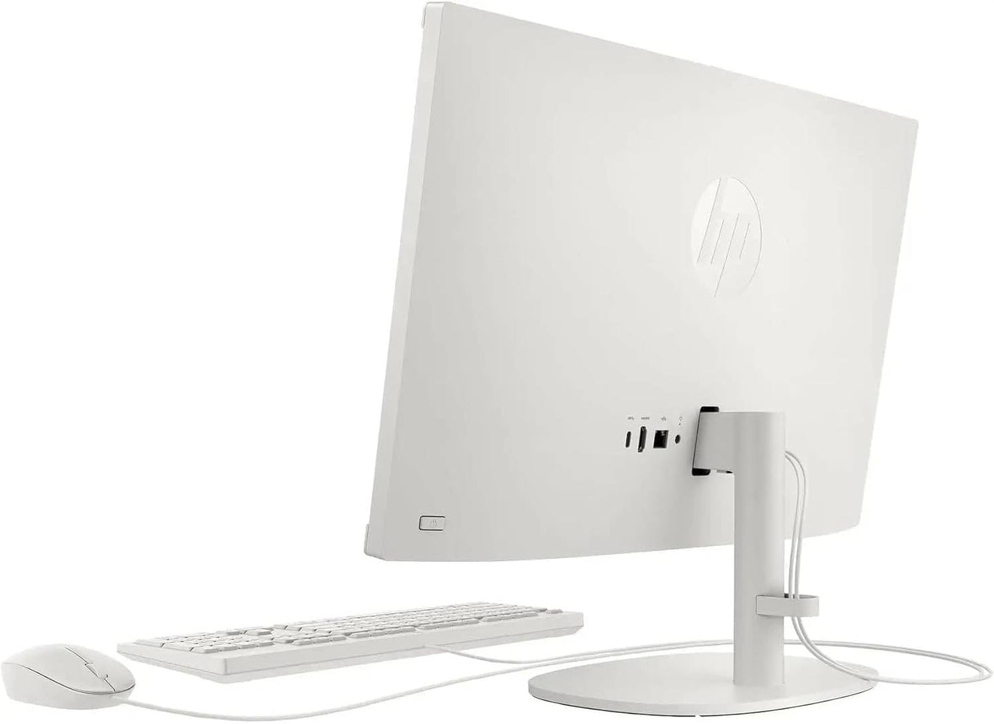 HP 2025 New 22 Inch All-in-One Desktop Computer • 32GB RAM • 1TB PCIe SSD • Intel CPU • Ultra-Quiet Design • Microsoft Office Trial • Wi-Fi 6 • White KB & Mouse • WOWPC Recovery USB • Windows 11