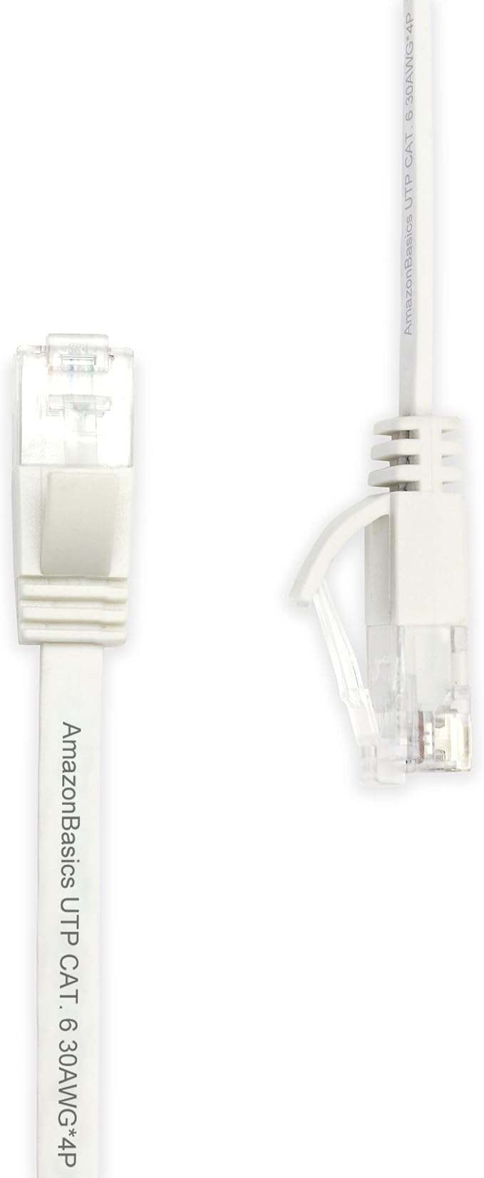 Amazon Basics Cat 6 Ethernet RJ45 10Gbps Flat Network Cable, 100ft Snagless - Image 3