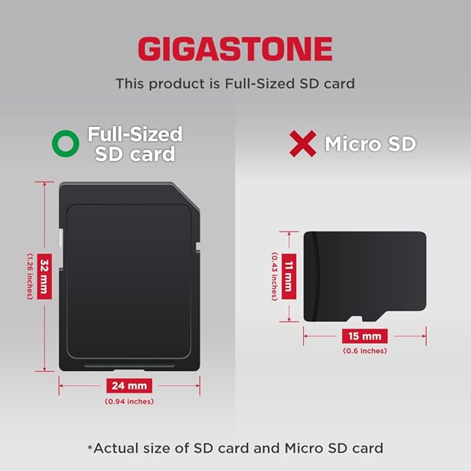 【5-Years Data Recovery】 GIGASTONE 256GB SD Card - Image 3