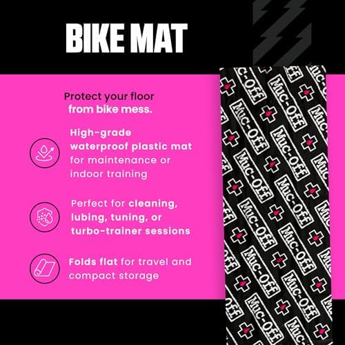 Muc-Off Bike Mat, Foldable Waterproof Floor Protector - Image 2