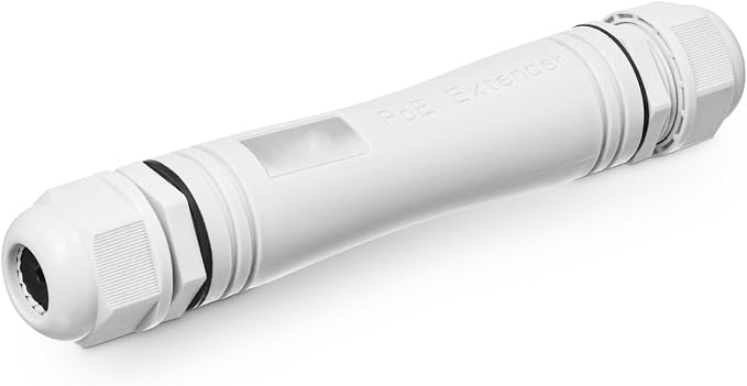 Outdoor IP67 Waterproof Gigabit PoE Passthrough Switch, 1 PoE in 1 PoE Out by Binardat