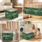 St. Patrick's Day Lucky Clover Fabric Shoe Organizer - Image 7