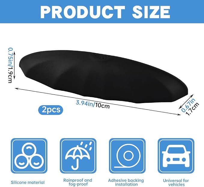 2Pcs Car Rear View Backup Camera Cover, Silicone Car Backup Camera Protective - Image 2