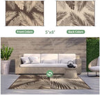 GENIMO Outdoor Rug, Waterproof Plastic Rugs - Image 2