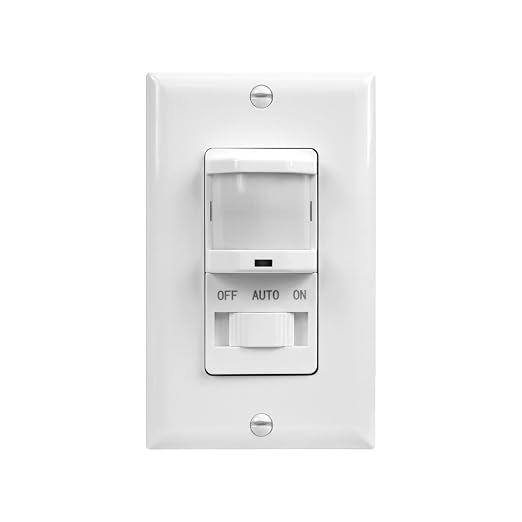 TOPGREENER Occupancy/Vacancy PIR Motion Sensor Light Switch, CDS Sensor by TOPGREENER