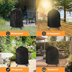 iCOVER Grill Cover for Weber 22 Inch Charcoal Kettle- Heavy Duty Waterproof BBQ - Image 7